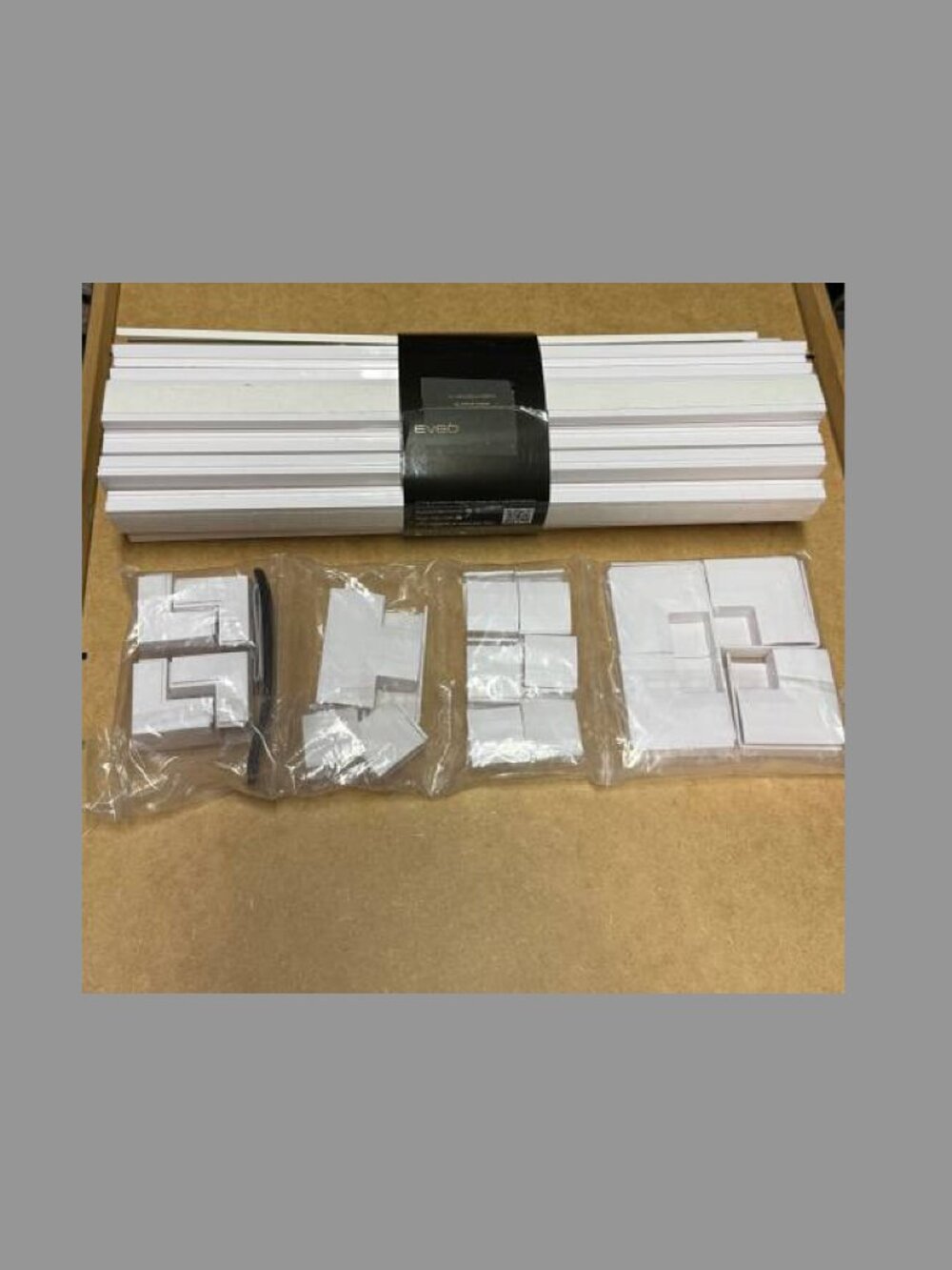 EVEO Plastic Cable Runners (w/ Adhesive Tape)
